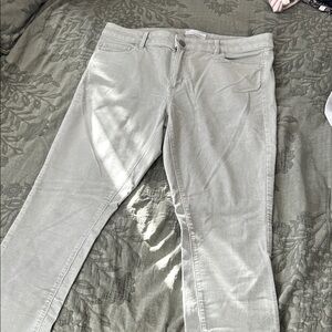 LOFT Light Gray Jeans